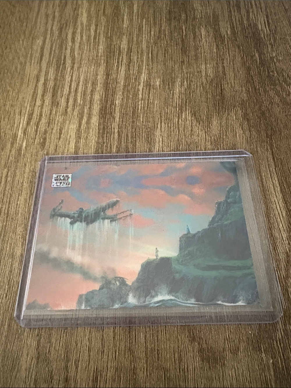 Star Wars Galaxy Landscape Art Card - Learning the Force